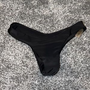 black swim bottoms